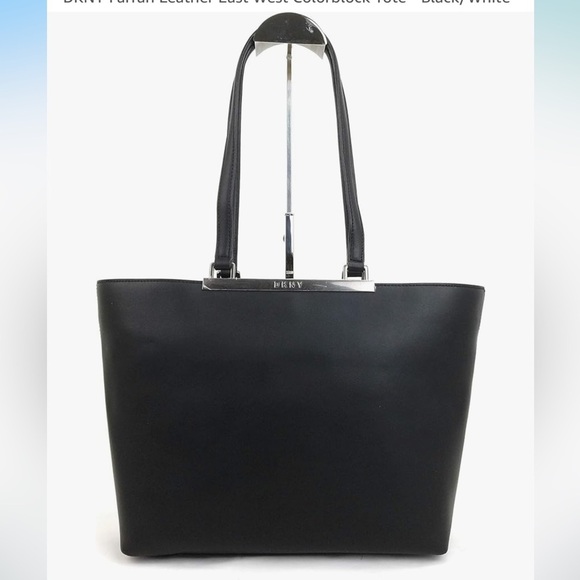 DKNY Farrah Tote - Black/White - Picture 5 of 9